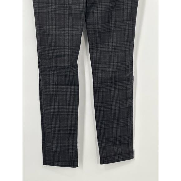 Dalia Brown Plaid Skinny Dress Pants Women’s Small Stretch Work Career Trousers - Picture 7 of 13